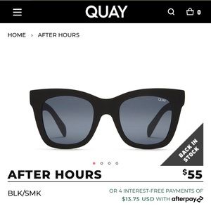 Black Quay After Hours Sunglasses
